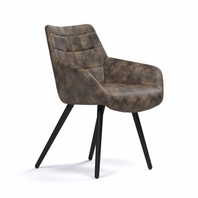 Кресло С-82 (к/з темно-коричневый (016-18 dark brown))